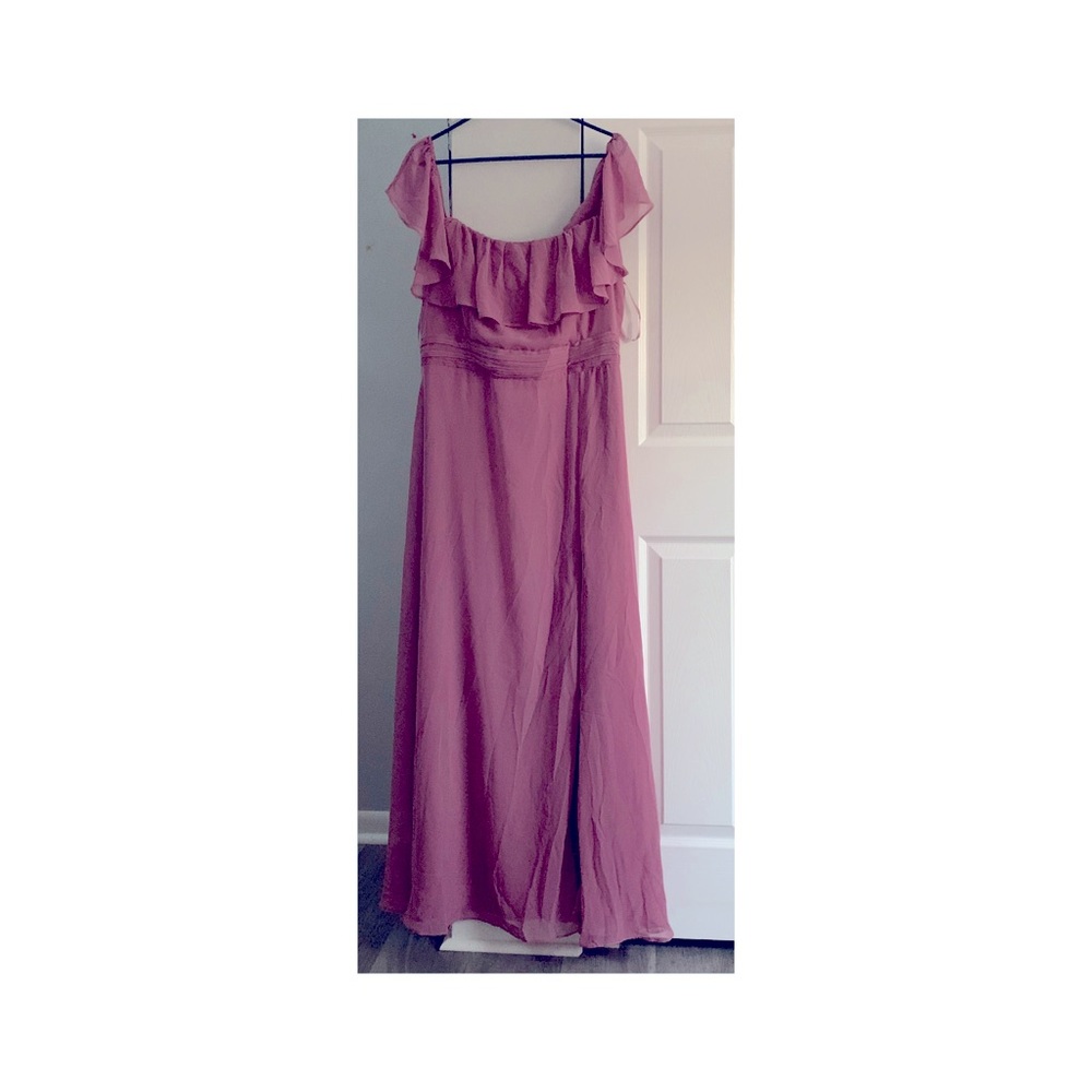 Plus size formal dress.